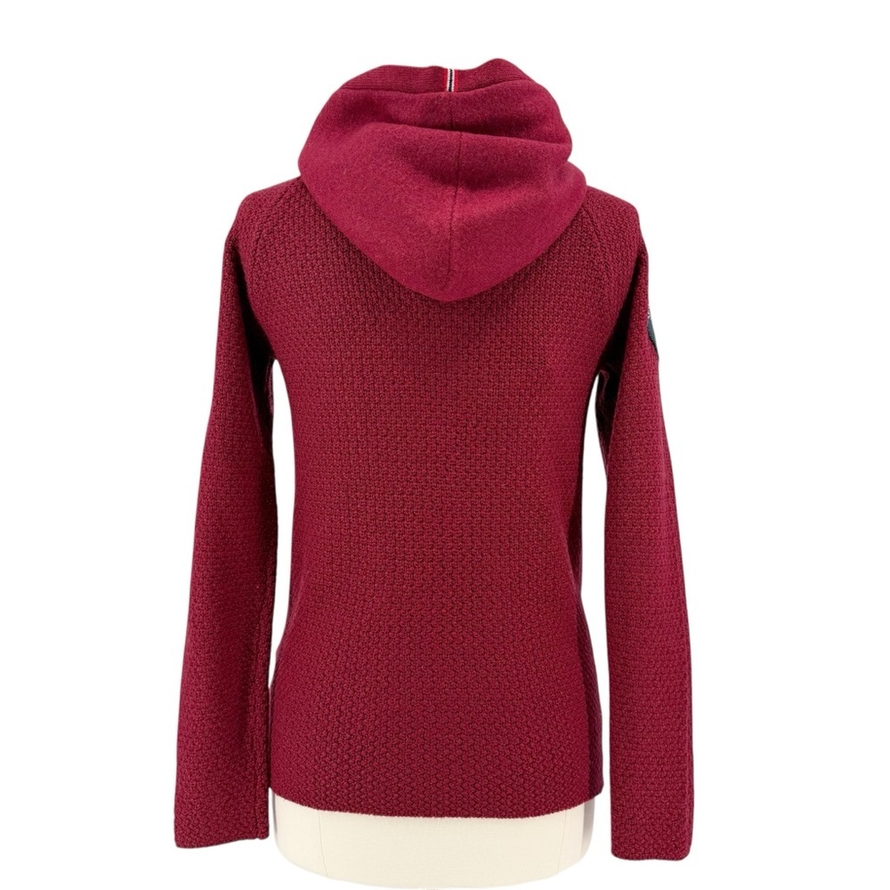 AMUNDSEN 100% Merino Wool Lace Up Hoodie Women's L - Picture 5 of 12